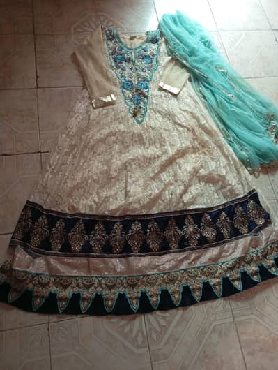 Party Wear Maxi with Dupatta