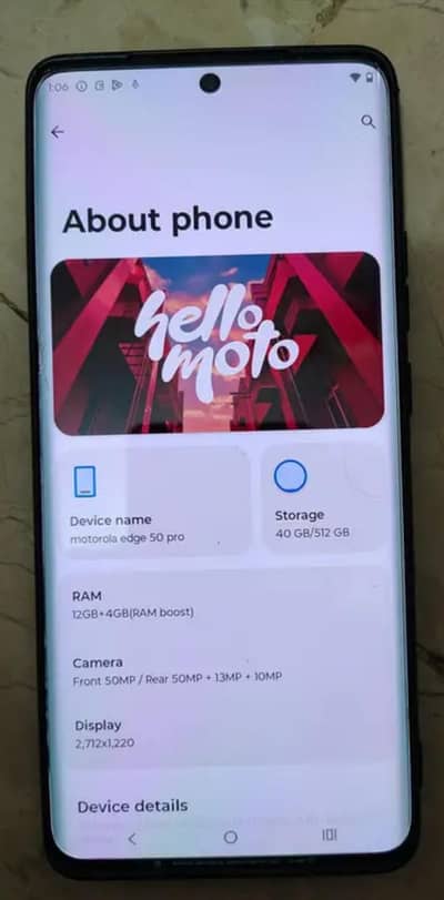 Motorola Edge 50 Pro 12gb 512 gb