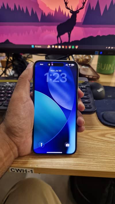 iPhone 15 Pro Max, 256 GB, Natural Titanium, PTA Approved, Lahore