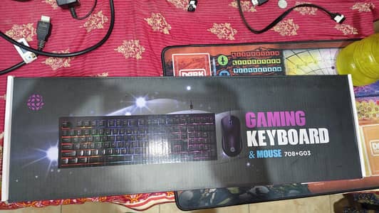 brand New just box open Lighting Gaming keyboard & Mouse