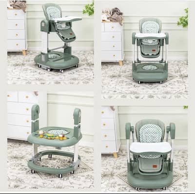 Brand New Kidilo 3 in 1 Baby High chair Swing and Walker