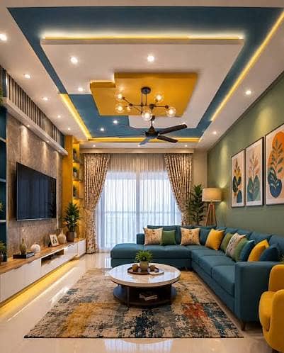 Office ceiling-PVC fancy ceiling-False ceiling-Modern False ceiling 6