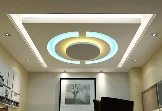 Office ceiling-PVC fancy ceiling-False ceiling-Modern False ceiling 11