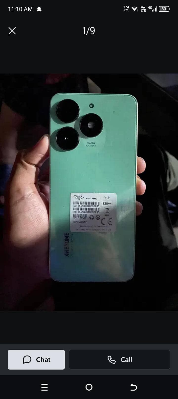 Itel A70 0
