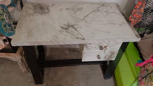 Marble top executive table for office and study