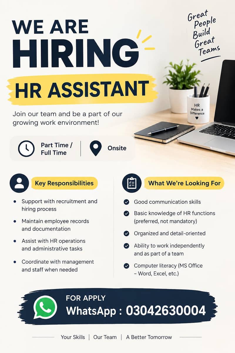 office work vacancies 0