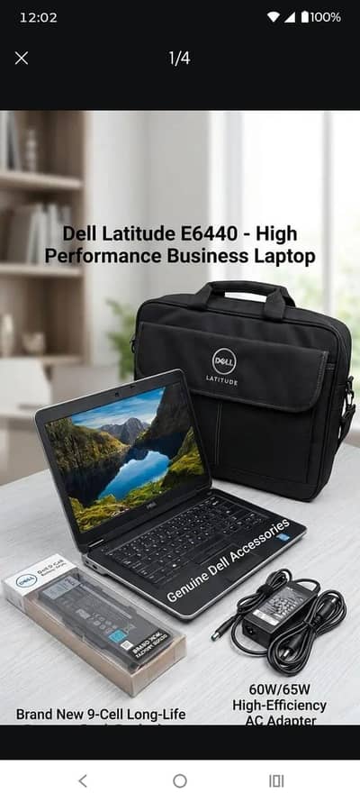 Dell Latitude E6440 core i54th Gen 8GB RAM and 256GB SSD Duel Graphics