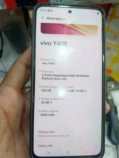 Vivo Y400