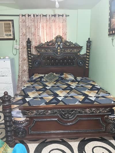 Complete 3-Piece Wooden Bedroom Set for Sale