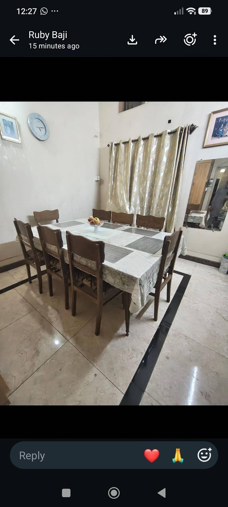 Dining Table with Chris 1