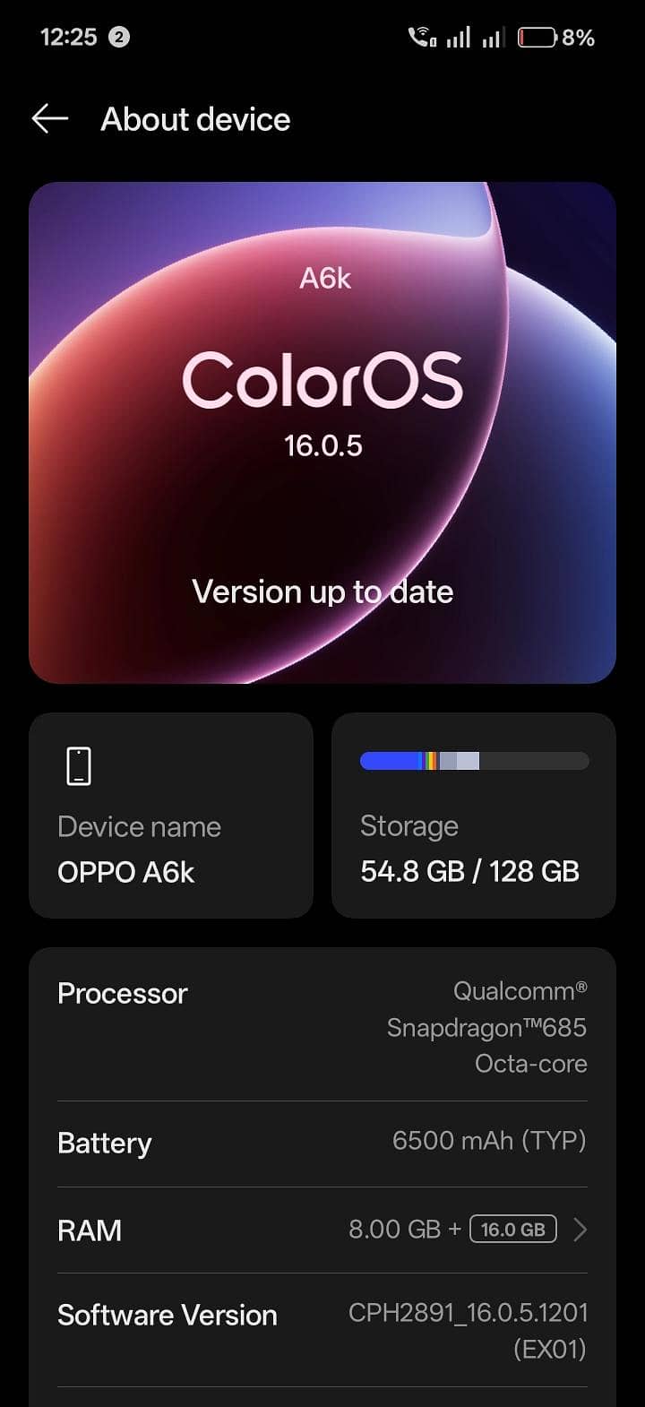OPPO A6k 1