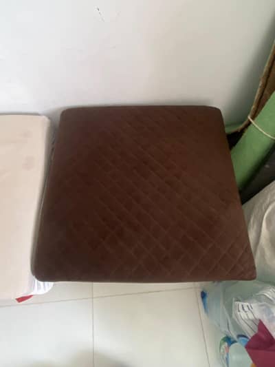 Urgent Sale Brown Sofa Set / Settee / Diwan with Mattress – 9/10 Condi