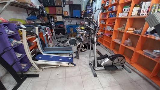 imported manual treadmill elliptical cycle exercise cycling machine