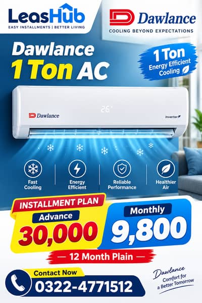 Dawlance 1 Ton Inverter AC On Easy Installment Only Lahore