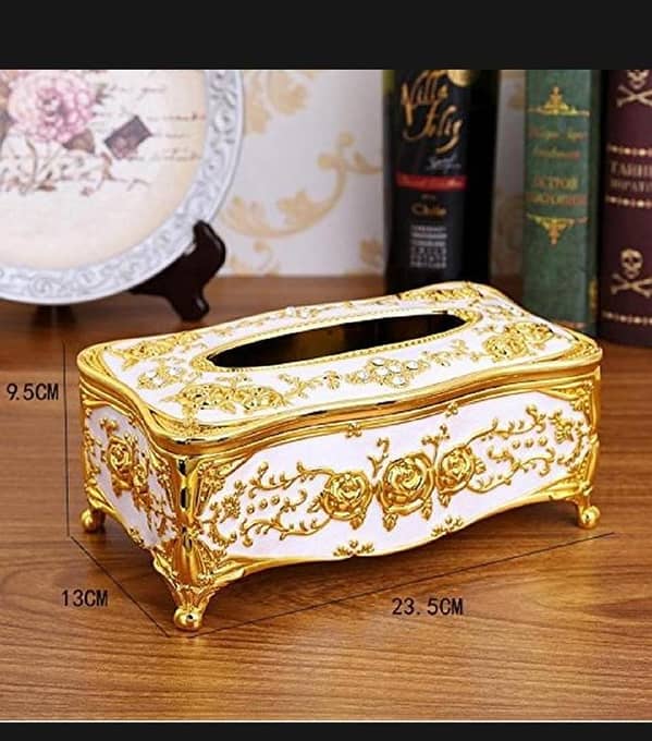T   Kitchen Rectangular Fancy Table Facial Tissue Box Cover Holder
