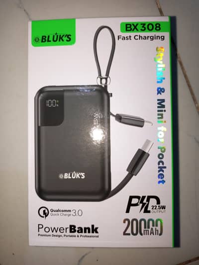 Blucks Power Bank 20000 MAH