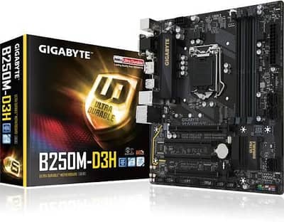 Gigabyte GA-B250M-D3H Motherboard – LGA1151 – DDR4 – Like New