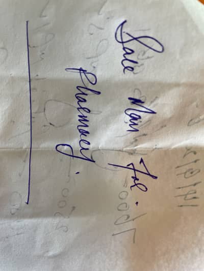Need medicine sale man and purchaser