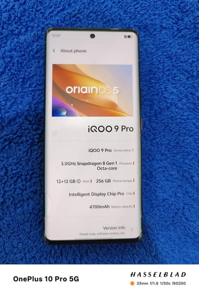 Vivo iQOO 9 Pro 12/256