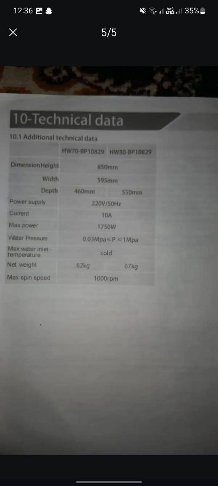 waching machine 4