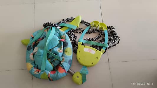 Bright Starts Bounce and Spring deluxe swing