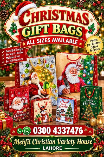 Christmas gift bags