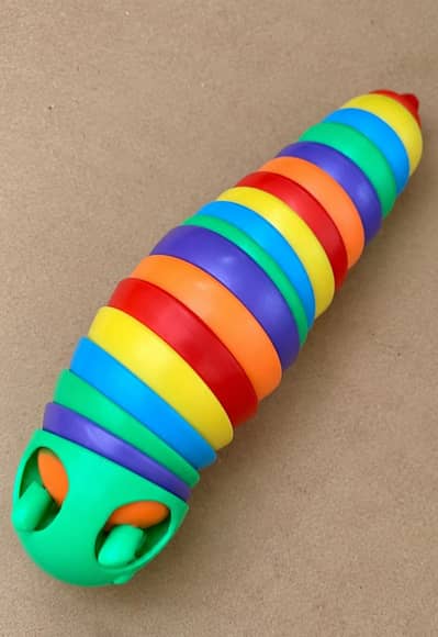 Colorful Rainbow Caterpillar Toy for Kids – Preloved