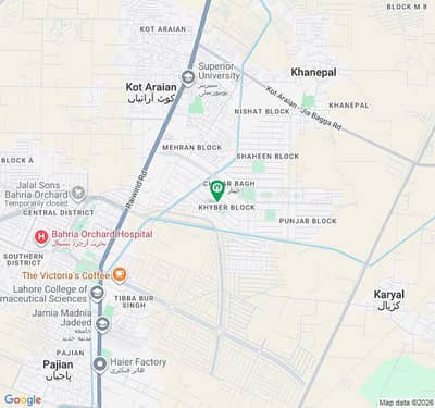 1 KANAL POSSESSION PLOT FOR SALE KHYBER BLOCK CHINAR BAGH