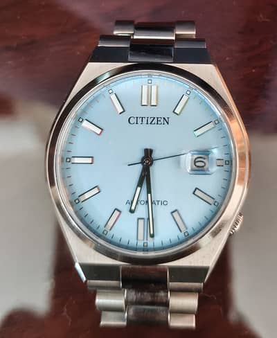 Citizen Automatic Ice Blue Dial Watch (Tsuyosa Style), Japan Movement