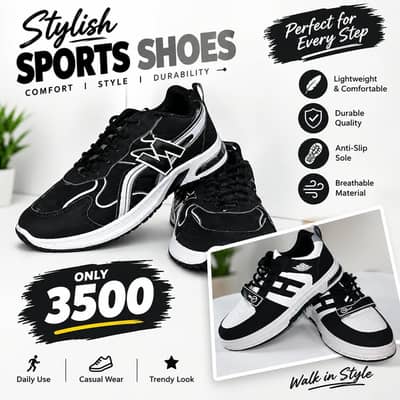 Premium Stylish Sneakers For men| Trendy Casual Shoes