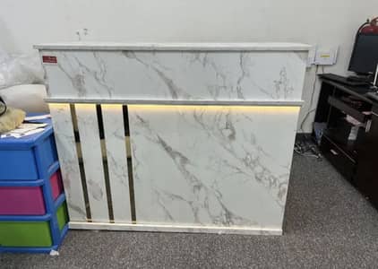 Reception Counter/Office Table modern design/stylish warm LED lighting
