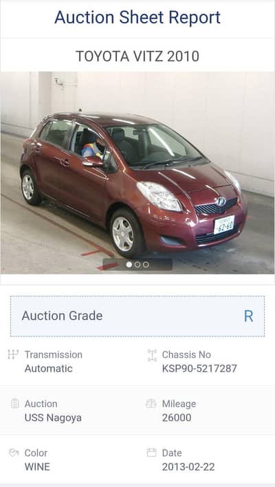 Toyota Vitz 2010 F1.0