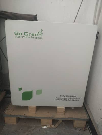 Go Green 6kWh Lithium Iron Phosphate Solar Battery 51.2V 120Ah LiFePO