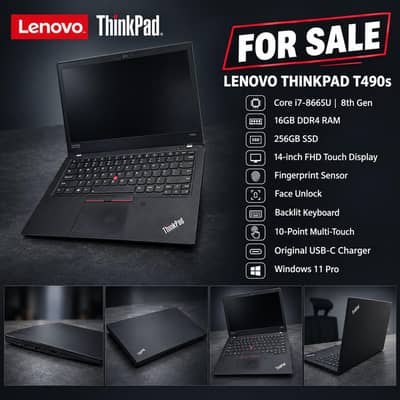 Lenovo Thinkpad t490s Touch screen