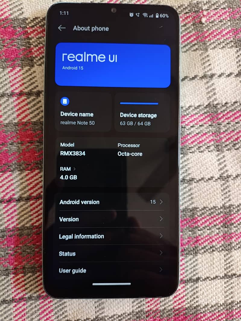 Realme Note 50 7
