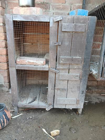 wooden cage 2 portion