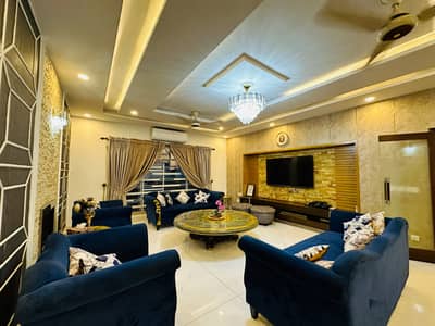 FULLY FURNISHED 23 MARLA ELEGANT AND SUPER HOT LOCATED BUNGALOW WITH FULL BASEMENT IS AVAILABLE IN THE BEST BLOCK OF DHA LAHORE.