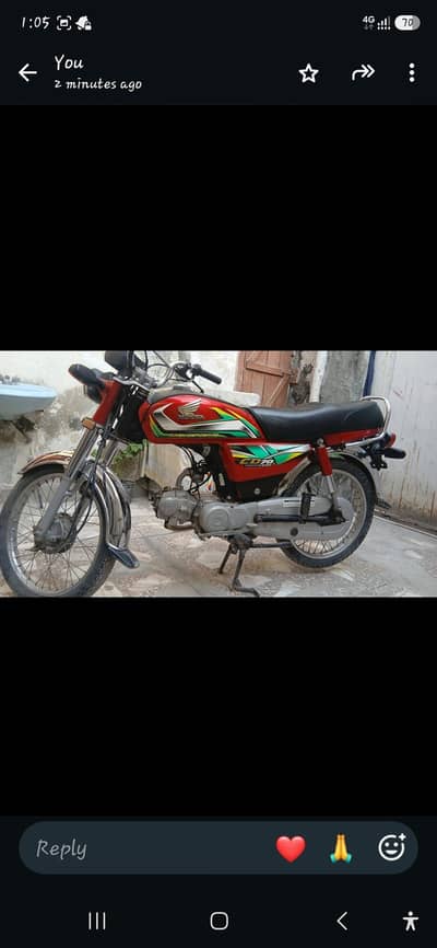 i want to sale my honda cd70