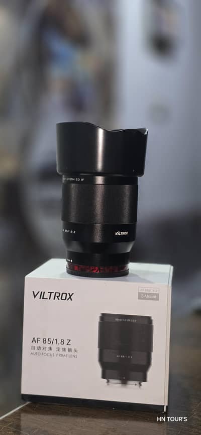 viltrox 85mm 1.8 z mount with box
