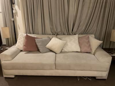 White 5 Seater Sofa set