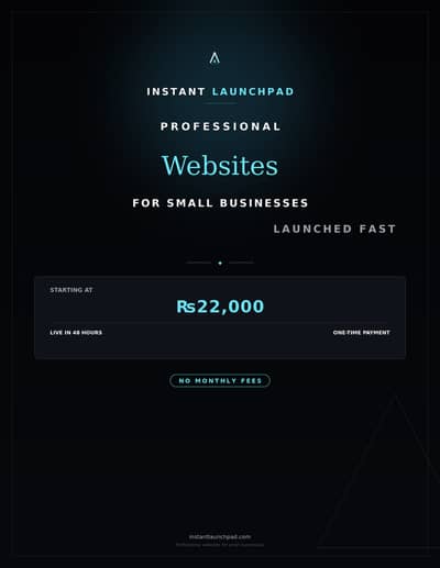 Professional Website in 48 Hours – Fixed Price, No Monthly Fees