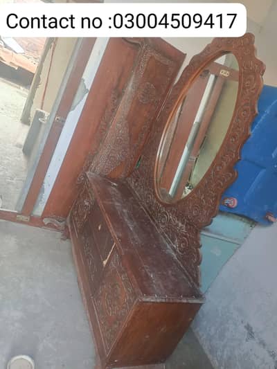 Akhroot Bed and dressing table for Sale – Stylish & Durable