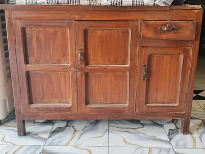 Wodden Iron Stands with drawers and Cabinet