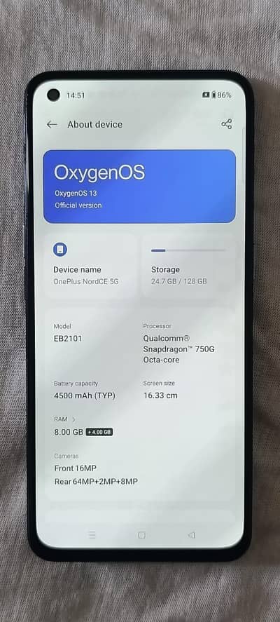 One Plus Nord CE 5G