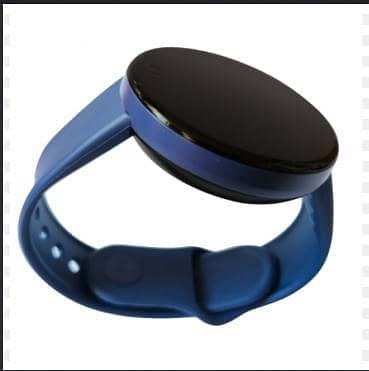 1 PCS  Full Touch Round Smart Watch - BLUE Color Fashion Wrist Watch with Fitness Tracker  R5879