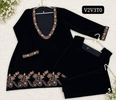 velvet Embroidered