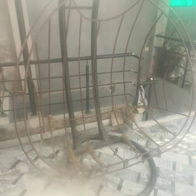 Hanging swing chair frame