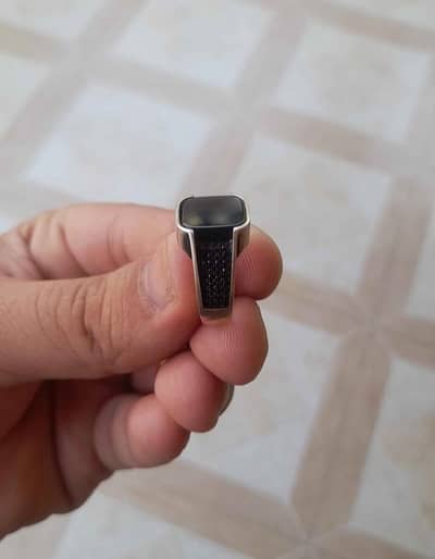 925-Silver Ring and Dur-e-Najaaf
