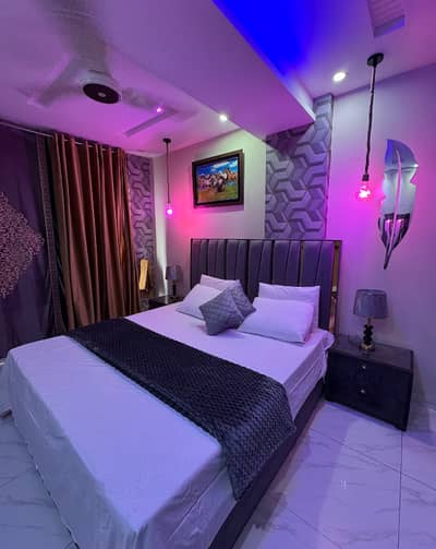 One bedroom apartment daily basis rent per bahria town Lahore