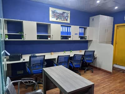 fully furnish office for rent main boulevard gulberg.